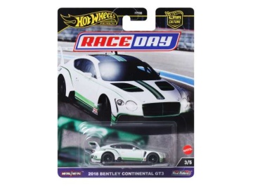 1/64 2018 bentley continental gt3, white/green 3/5