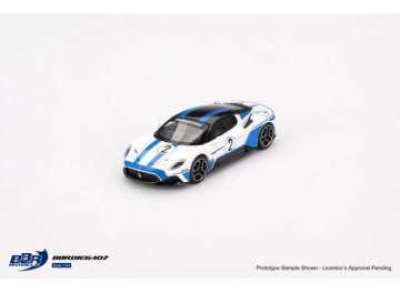 1/64 2024 maserati mc20 #2 performance experience, white/blue