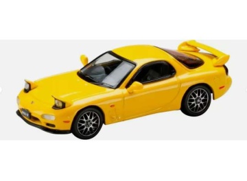 1/64 efini rx-7 (fd3s) type rs customized version, yellow
