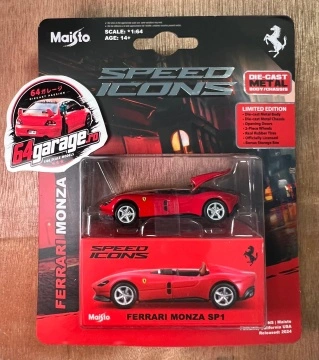 1/64 ferrari monza sp-1 cabriolet, red