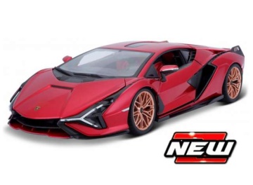 1/64 lamborghini sian fkp 37, red metallic - Img 2