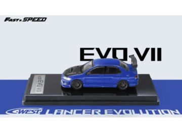 1/64 lancer evo vii, blue
