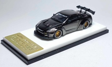 1/64 nissan gtr 1.5 *lb*, chrome gun grey - Img 2