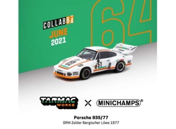 1/64 porsche 935/77 #51 drm zolder bergischer lowe 1977, white/orange