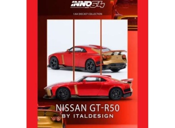 1/64 r50 gt-r by italsedign, red/gold
