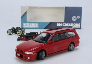 BM Creations 1/64 1996 mitsubishi legnum vr4 lhd, red