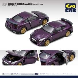 Era 1/64 2022 nissan gt-r (r35) t-spec, midnight purple