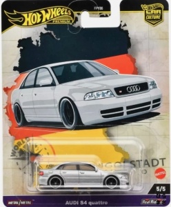 Hot Wheels Premium 1/64 Audi S4 Quattro, silver 5/5