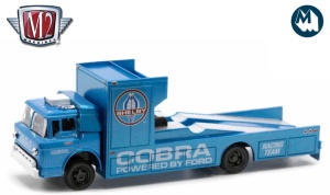 M2 1/64 1966 ford c-950 truck *shelby cobra*, blue - Img 2