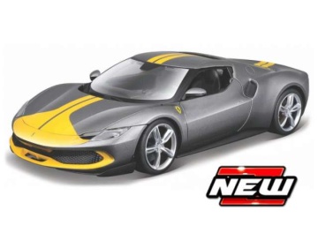 1/64 ferrari 296 gtb, grey/yellow - Img 2