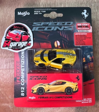 1/64 ferrari 812 competizione, yellow