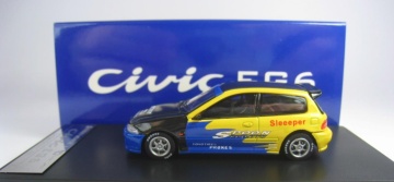 1/64 honda eg6 *spoon*, blue/yellow - Img 4