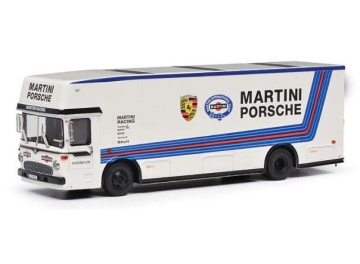 1/64 mercedes benz o317 porsche martini, white