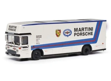 1/64 mercedes benz o317 porsche martini, white