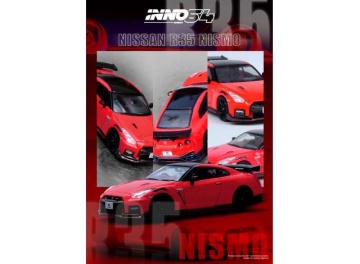 1/64 nissan gt-r (r35) nismo, red