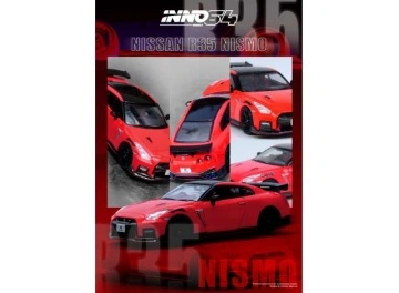1/64 nissan gt-r (r35) nismo, red