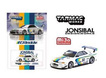 1/64 nissan skyline gt-r r32 widebody jonsibal designworks greddy limited, white