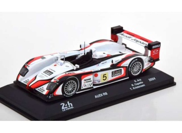 #24h207 1/43 audi r8 #5 24h lm, white/red/black