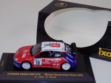 1/43 citroen xsara wrc #3 loeb/elena winner sweden rally 2004