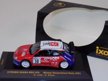 1/43 citroen xsara wrc #3 loeb/elena winner sweden rally 2004
