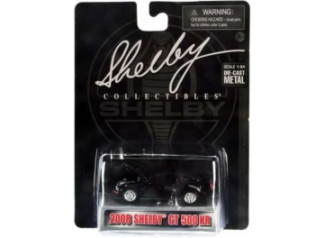 1/64 2008 shelby gt500 kr, black with black stripes