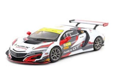1/64 2017 honda nsx gt3 macau gt cup renger van der zande fia gt world cup, white/grey