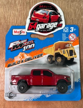 1/64 2021 ford f-150 raptor, red