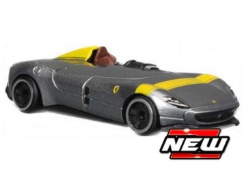 1/64 ferrari monza sp-1 cabriolet, silver/yellow - Img 2