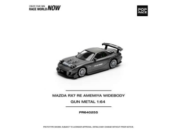 1/64 mazda rx7 re-amemiya, gun metal