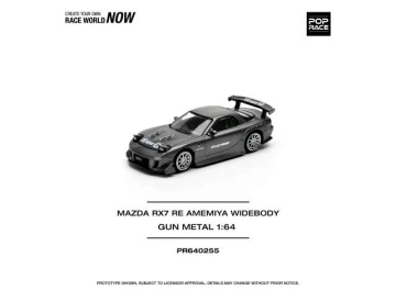 1/64 mazda rx7 re-amemiya, gun metal