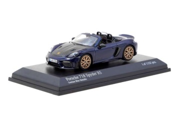 1/64 porsche 718 spyder rs, gentian blue metallic