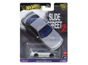Hot Wheels Premium 1/64 Nissan Silvia 240sx s14, grey 4/5