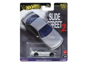 Hot Wheels Premium 1/64 Nissan Silvia 240sx s14, grey 4/5