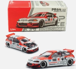 PopRace 1/64 pandem civic eg67 v1.5, idemitsu motion infinite