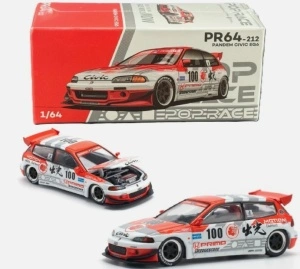 PopRace 1/64 pandem civic eg67 v1.5, idemitsu motion infinite