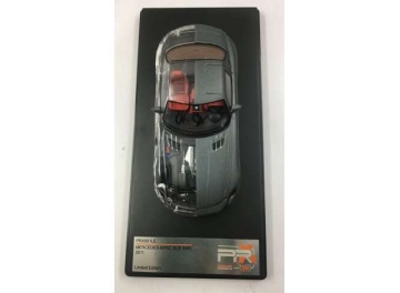 1/43 2011 mercedes benz sls amg limited edition matt grey with see through and red interior.