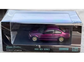 1/64 bmw e46 with bbs rim, purple