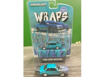 1/64 GreenLight 1990 Ford Mustang *wraps*, various