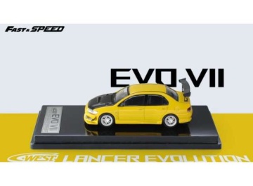 1/64 lancer evo vii, yellow