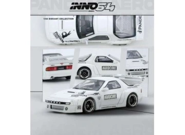 1/64 mazda rx7 (fc3s) *pandem aero* widebody kit, white
