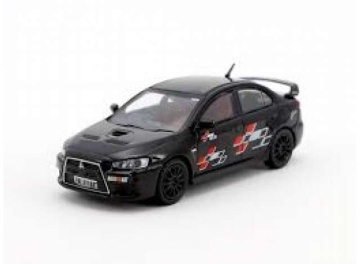 1/64 mitsubishi evo x ralliart edition, black