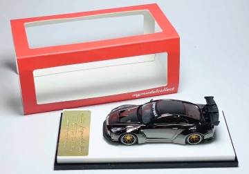 1/64 nissan gtr 1.5 *lb*, chrome gun grey - Img 3