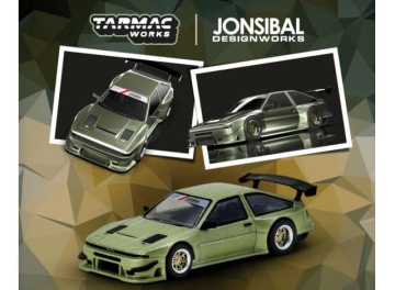 1/64 toyota sprinter trueno ae86 widebody, green