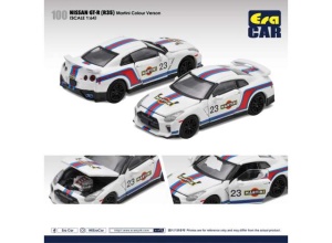 Era 1/64 2020 nissan gt-r (martini colour version), white/red/blue
