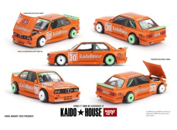 1/64 1989 bmw m3 (e30) *kaidohaus* v1, orange