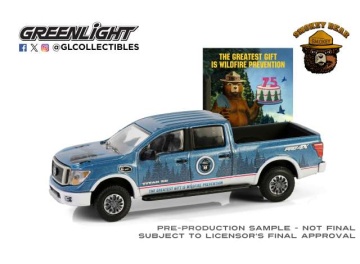1/64 2019 nissan titan xd pro-4x "the greatest gift is wildfire prevention" *smokey bear series 4*,