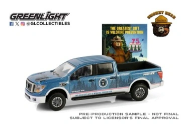 1/64 2019 nissan titan xd pro-4x "the greatest gift is wildfire prevention" *smokey bear series 4*,