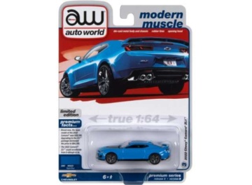1/64 2022 chevrolet camaro zl1, rapid blue