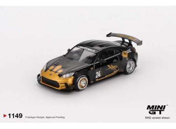 1/64 2025 toyota gr supra lb-nation, black & gold