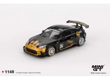 1/64 2025 toyota gr supra lb-nation, black & gold